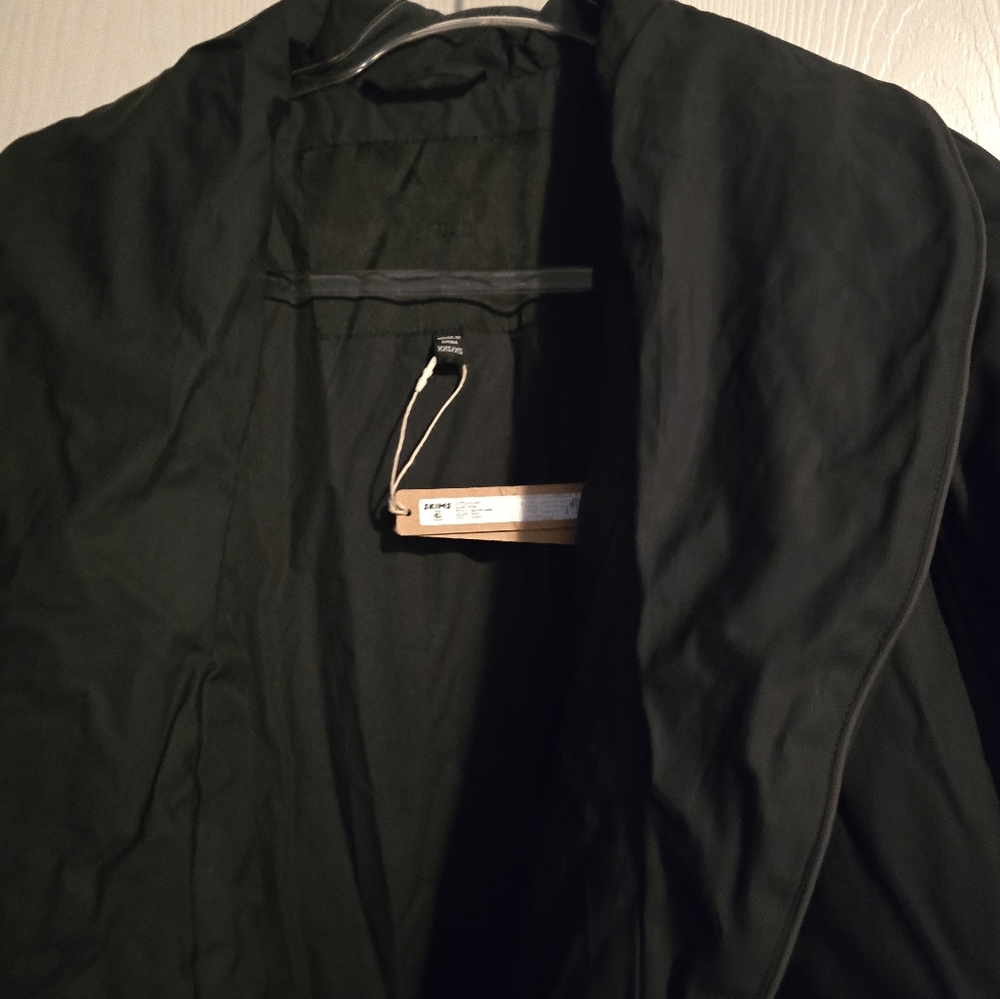 See VIDEO SKIMS Duvet Robe Black Onyx NWT And Bag! Fits Up To Size Large - Picture 5 of 10